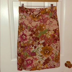 Fantastic floral Jcrew pencil skirt
